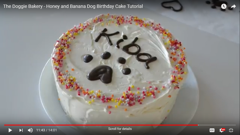 HONEY AND BANANA BIRTHDAY CAKE TUTORIAL